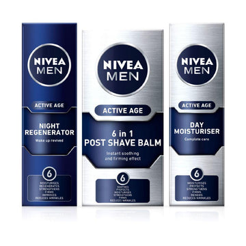 Men Active Age Face Moisturiser Bundle Set